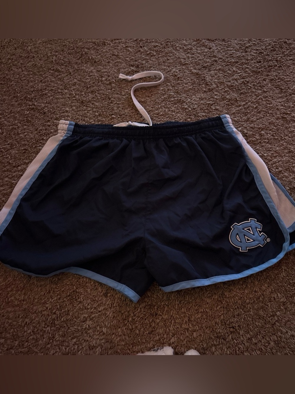 North Carolina Tar Heels Navy Blue Women's Athletic Shorts